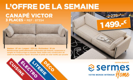 Offre de la semaine - canapé Victor